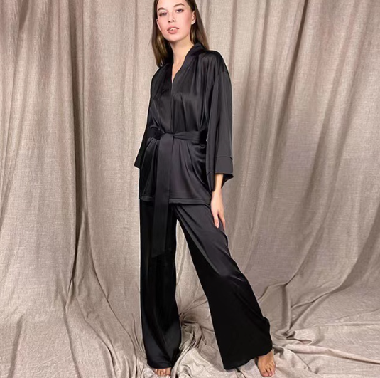 Drune | Pyjama-Set Aus Weichem Satin