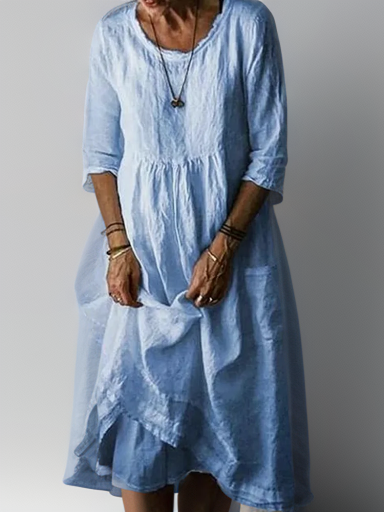 Drune | Damen Leinen Kleid