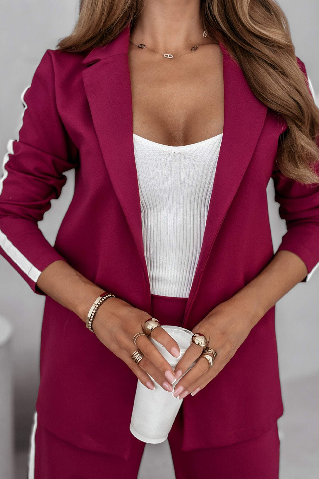 Drune | Raffinierter Luxus Blazer-Set für Damen
