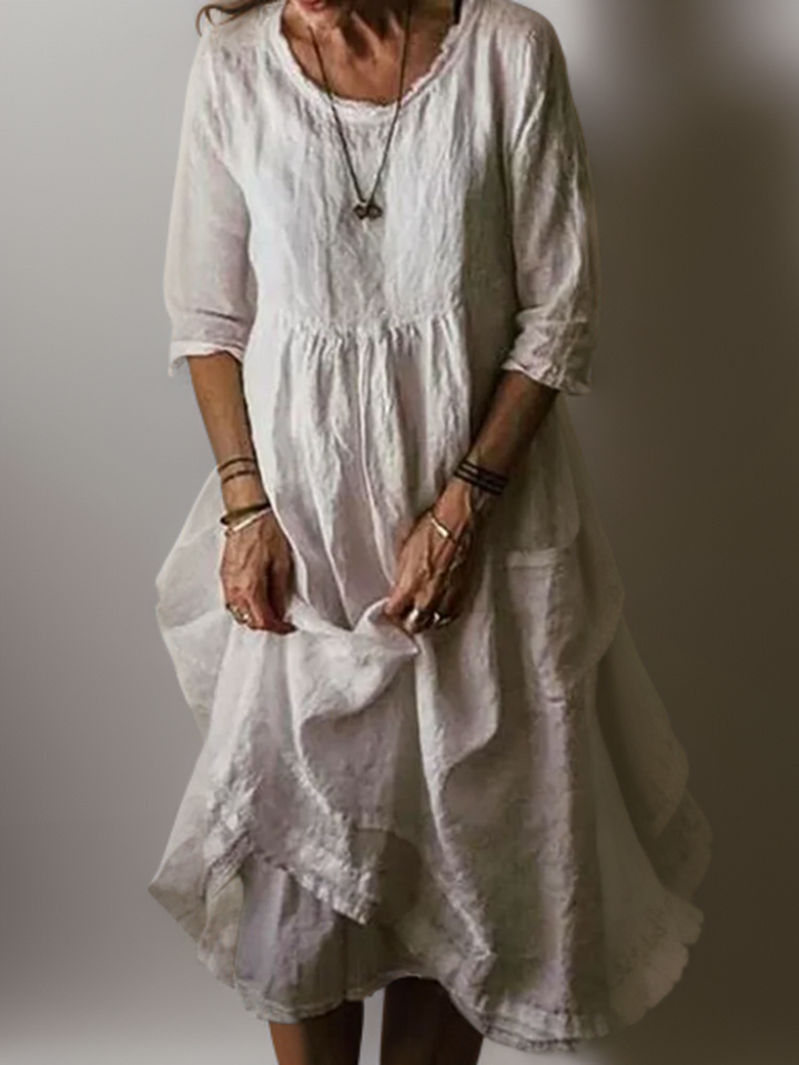 Drune | Damen Leinen Kleid