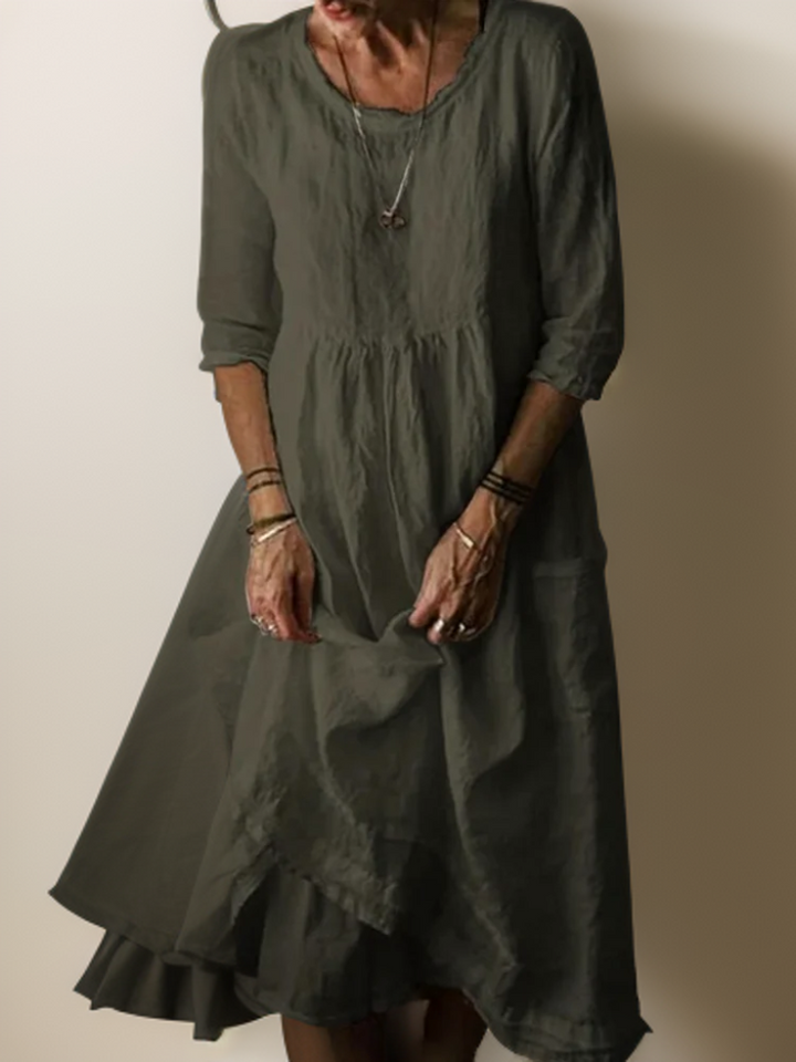 Drune | Damen Leinen Kleid