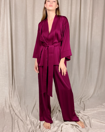 Drune | Pyjama-Set Aus Weichem Satin