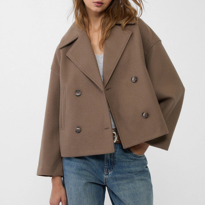 Drune | Damen Kurze Jacke Wendbar Stil