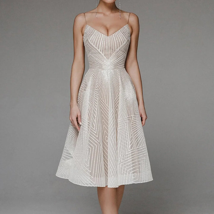 Drune | Damen Besticktes Luxuskleid