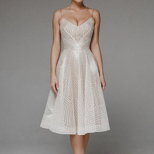Drune | Damen Besticktes Luxuskleid