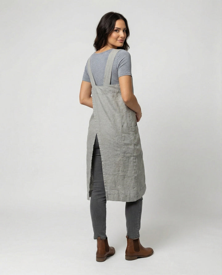 Drune | Baumwol Schürzenkleid mit Taschen