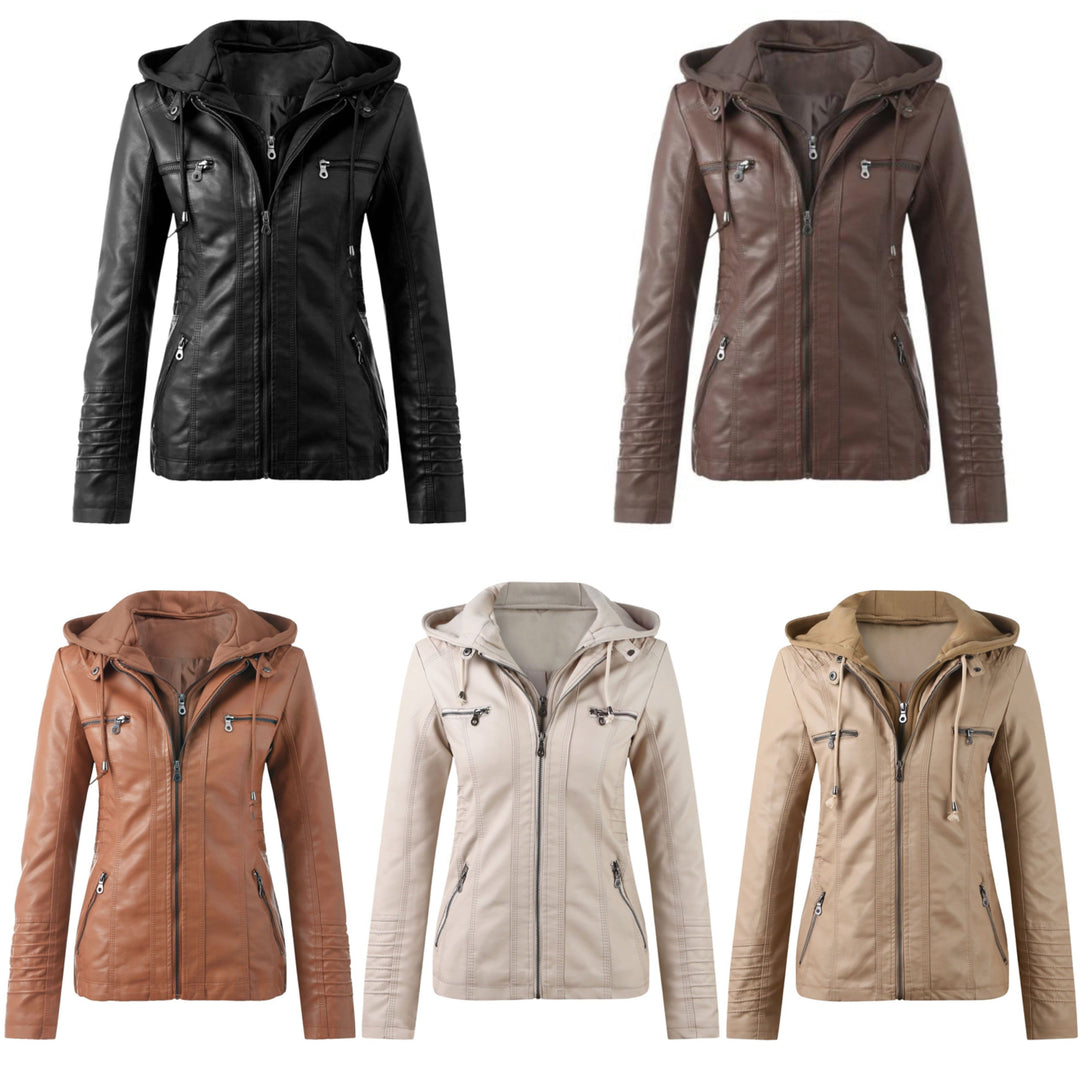 Drune | Designer-Lederjacke Mit Kapuze