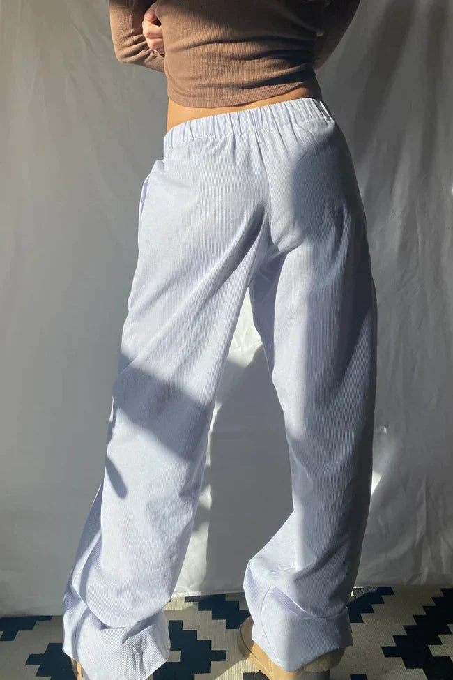 Drune | Loose fit Gestreift Elastisch Taille Hose