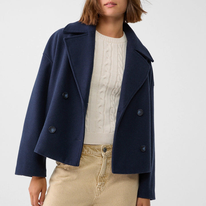 Drune | Damen Kurze Jacke Wendbar Stil