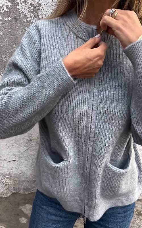 Drune | Bequemes Damen Sweatshirt mit Taschen