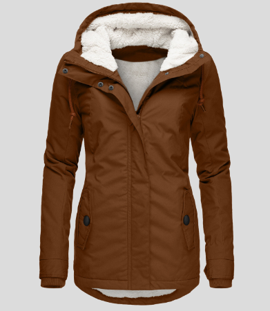 Drune | Kapuze | Reißverschluss | Winterjacke | Damenjacke