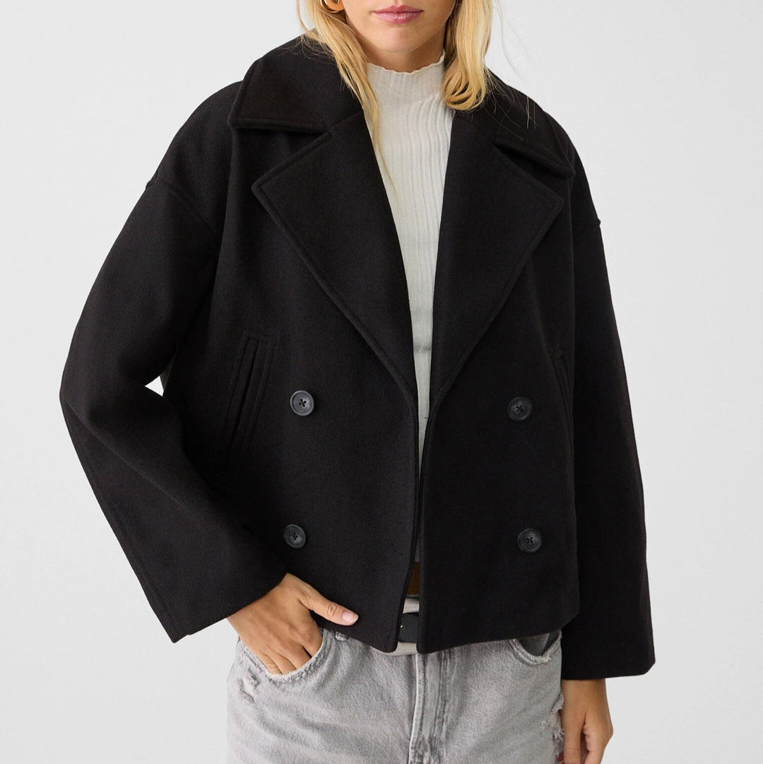 Drune | Damen Kurze Jacke Wendbar Stil