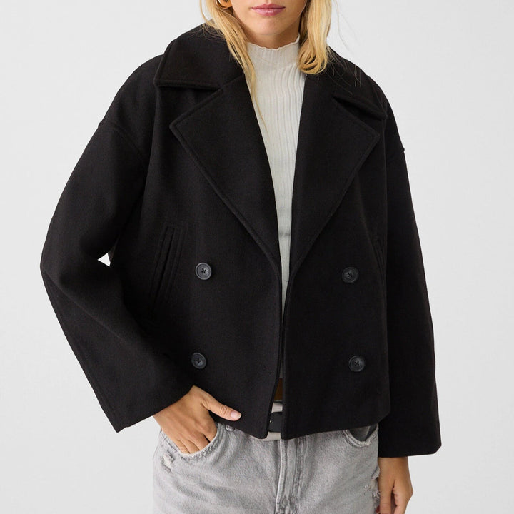 Drune | Damen Kurze Jacke Wendbar Stil