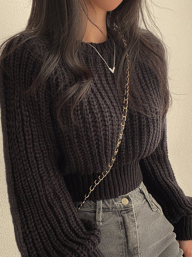 Drune | Schicke Herbst Chunky Strickpullover für Frauen