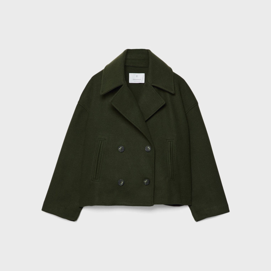 Drune | Damen Kurze Jacke Wendbar Stil