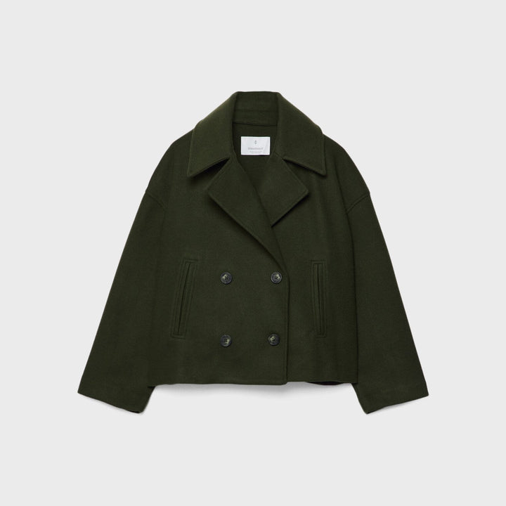 Drune | Damen Kurze Jacke Wendbar Stil