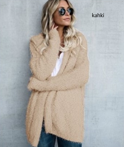 Drune | Kapuzen-Strickjacke