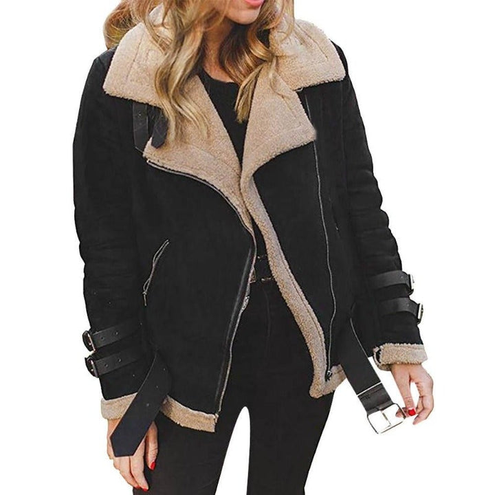 Drune | Oversize Lammfelljacke