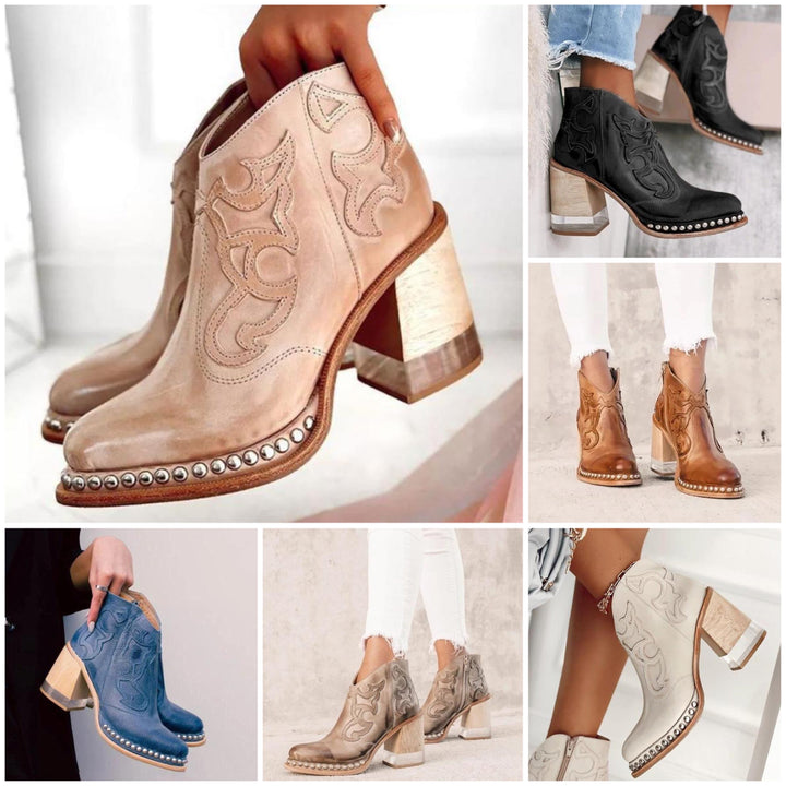 Drune | Lässige Cowboy Ankleboots