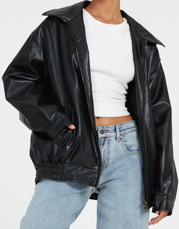 Drune | Oversized Lederjacke