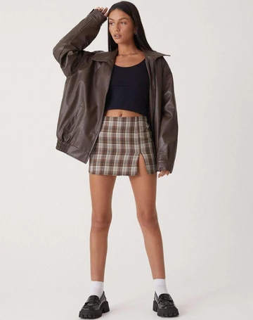 Drune | Oversized Lederjacke