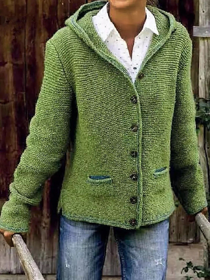 Drune | Strickcardigan mit Kapuze