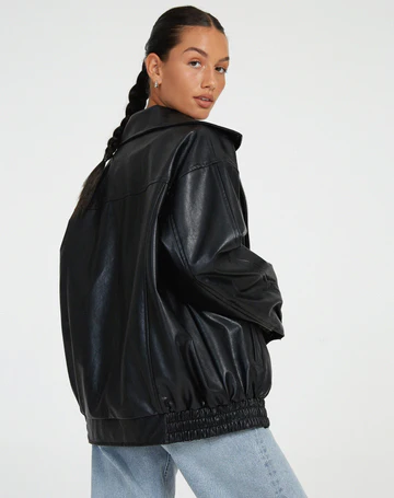 Drune | Oversized Lederjacke