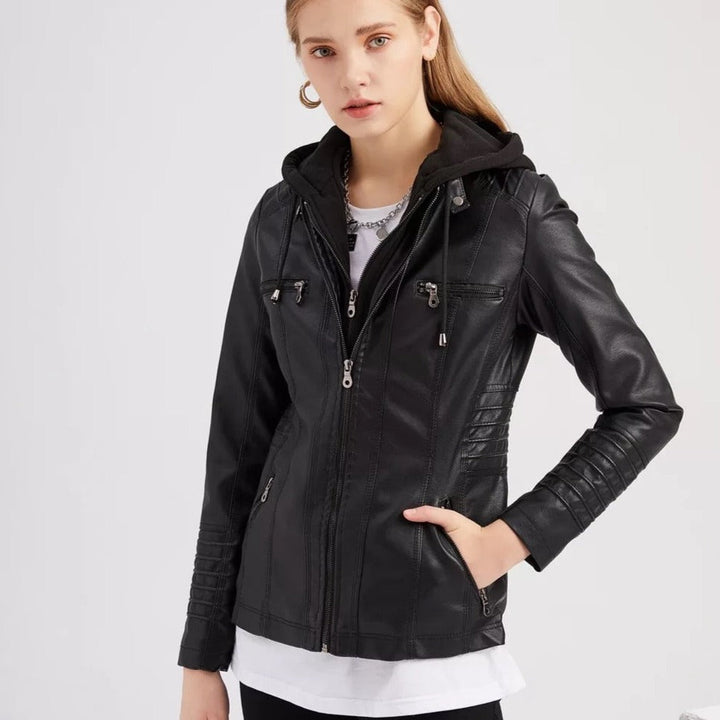 Drune | Sportive Öko-Lederjacke