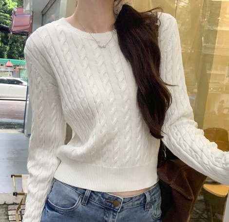 Drune | Strickpullover mit R halsausschnitt