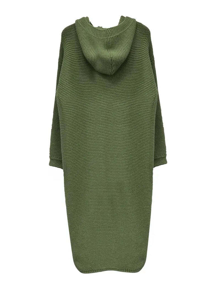 Drune | Warme Longline Strickjacke