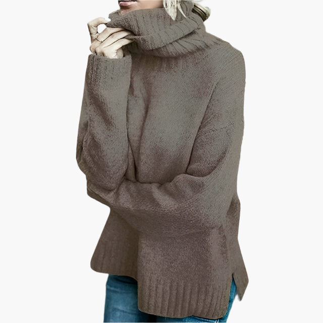 Drune | Oversized Rollkragenpullover - Lässiger Strickpullover für Alltag & Freizeit