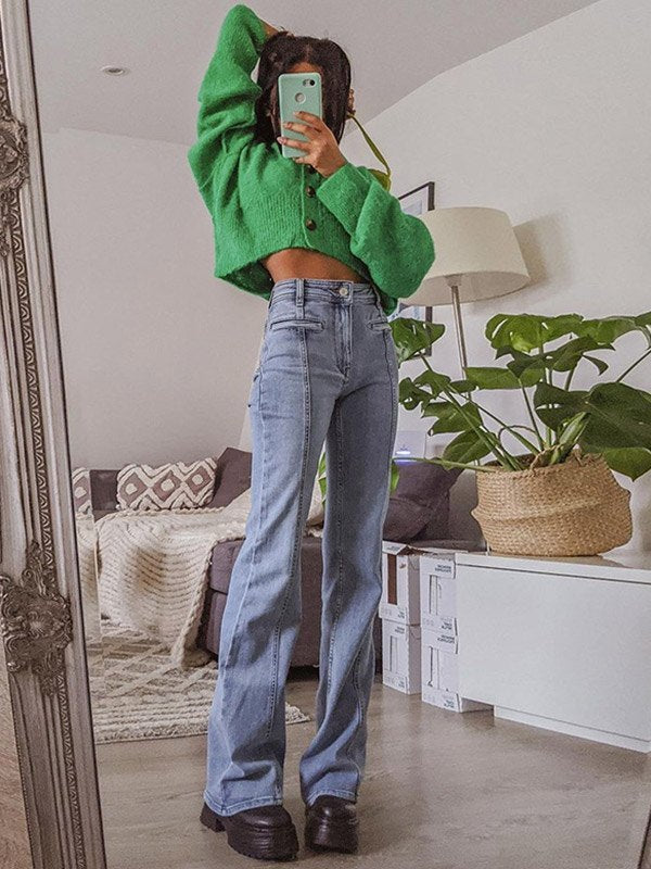 Drune | Jeans Mit Back Star Patch