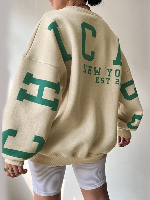 Drune | College-Hoodie mit Slogan