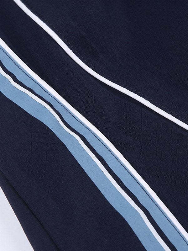 Drune | Weinlese Retro Sportliche Baggy Sweatpants