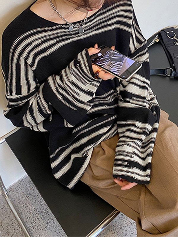 Drune | oversized gestrickter Pullover