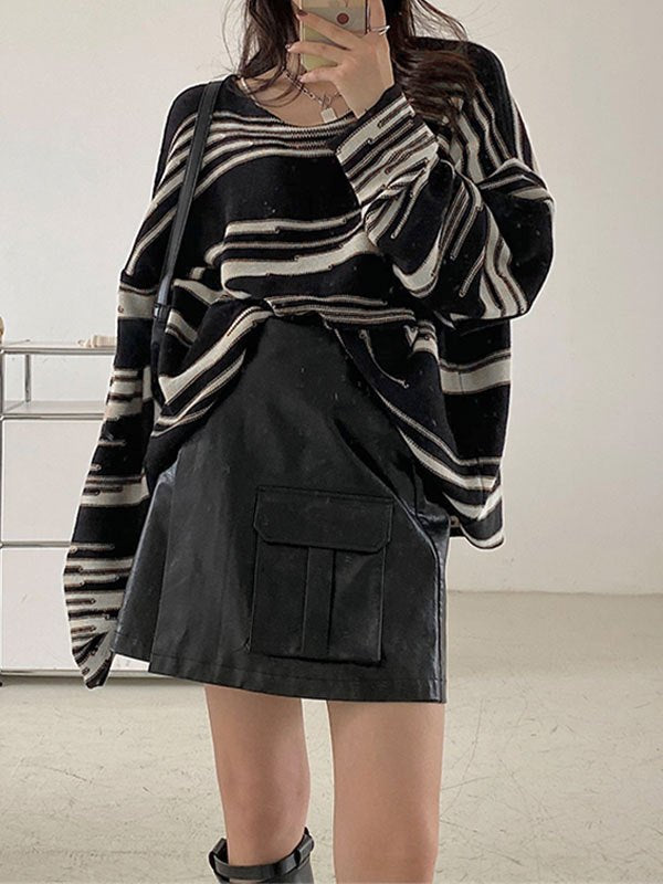 Drune | oversized gestrickter Pullover