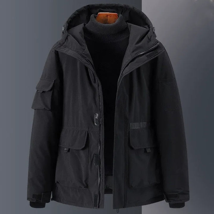 Drune | Daunenjacke - Relaxed Fit - Mit Kapuze - Isoliert - Wasserabweisend - Taschen