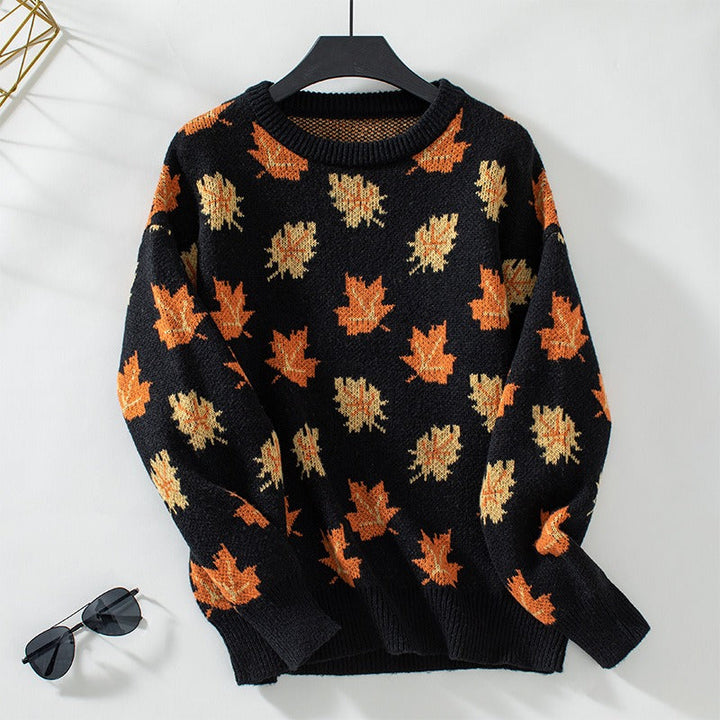 Drune | Sweatshirt - Strickstoff - Lockere Passform - Rundhalsausschnitt - Gerippte Bündchen
