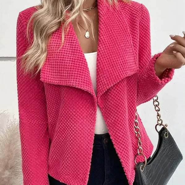 Drune | Damen Strick-Blazer Jacke Relaxed Fit