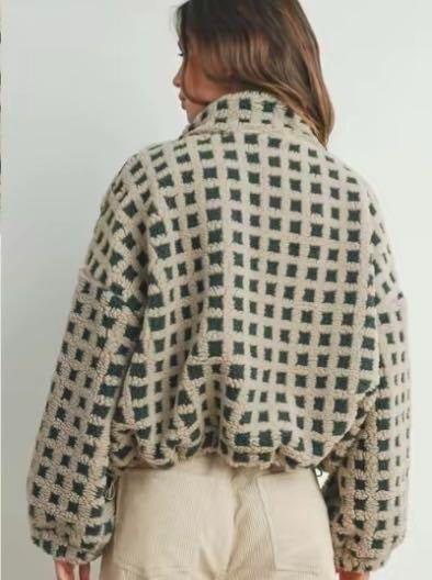 Drune | Check Fleecejacke