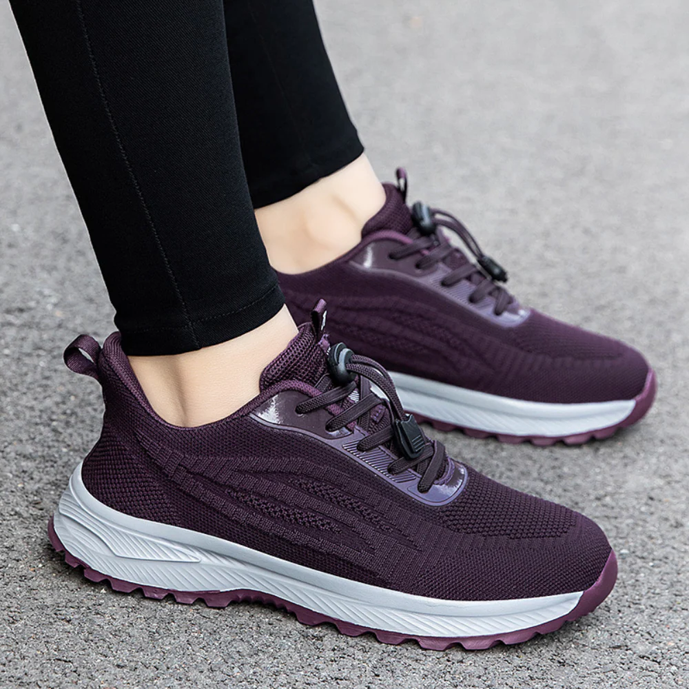 Drune | Sneaker Schlankes Design Atmungsaktives Mesh Schnürsenkel mit Zugband Leichtes Design