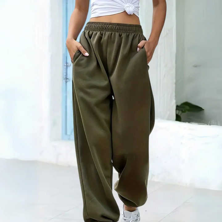 Drune | Lockere Damen Jogger mit Elastischem Taillenbund
