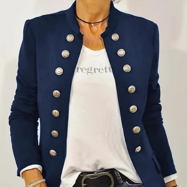 Drune | Damen Taillierter Slim Fit Mantel Doppelpack