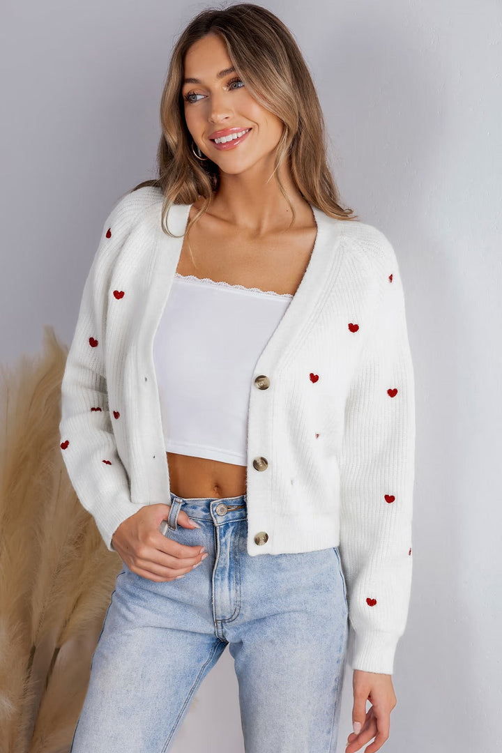 Drune | Zeitlose Strickjacke mit klassischem V-Ausschnitt