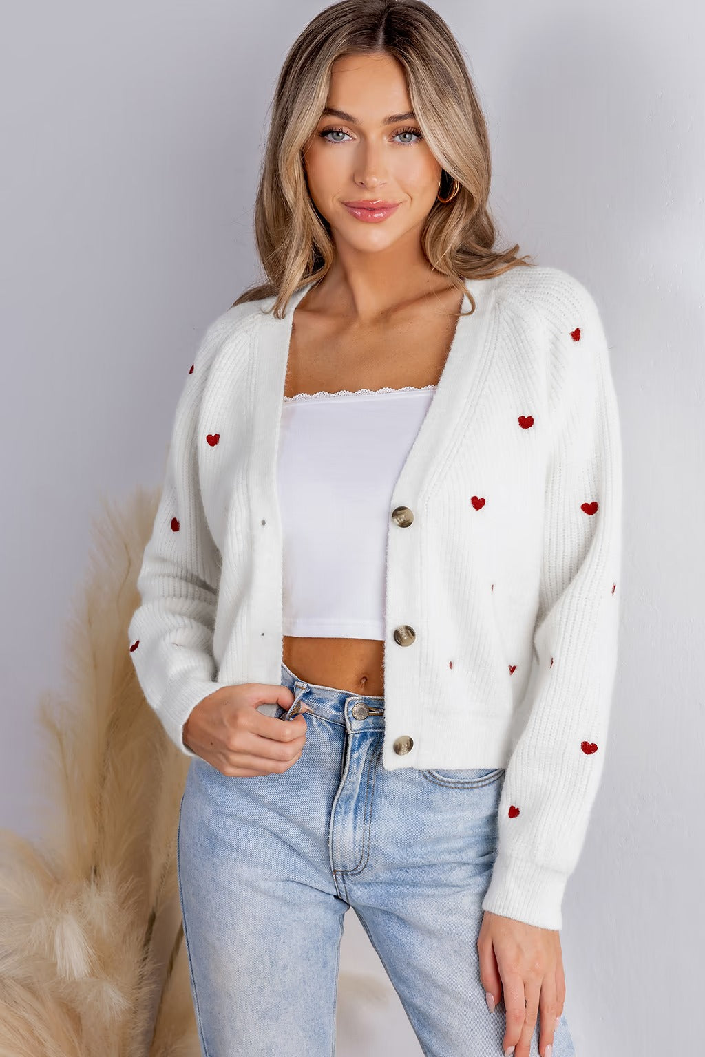 Drune | Zeitlose Strickjacke mit klassischem V-Ausschnitt