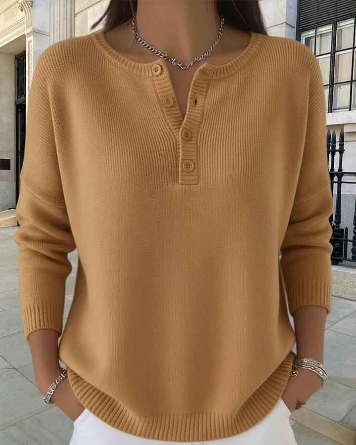 Drune | Klassische Strickjacke mit Knöpfen und langen Ärmeln