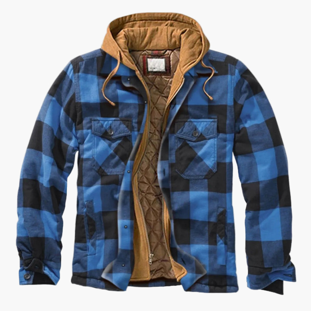 Drune | Flanelljacke Kariert mit Kapuze - Urbaner Freizeitstil für Herbst & Winter