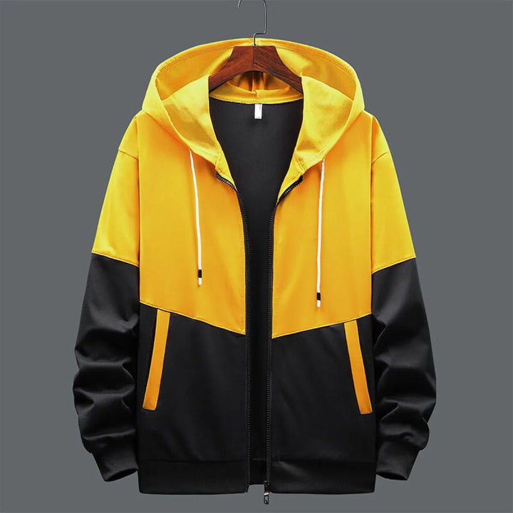 Drune | Herren-Kapuzensweatshirt mit Frontreißverschluss - Nexo