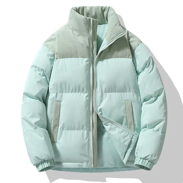 Drune | Gep Padded Jacke Übergroß Fit Steppnähte Corduroy Details