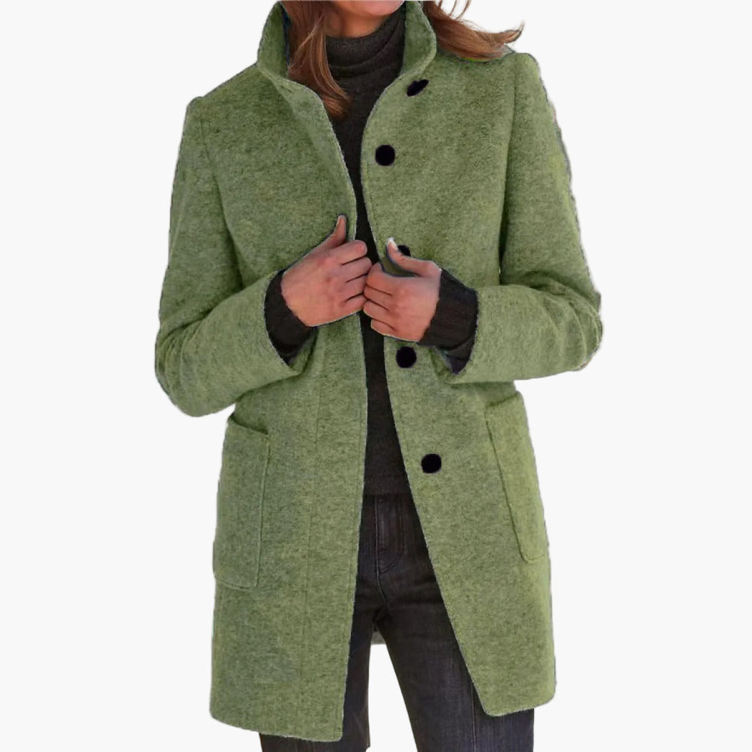 Damen Textil Kurzmantel mit Modernem & Elegantem Design | Drune